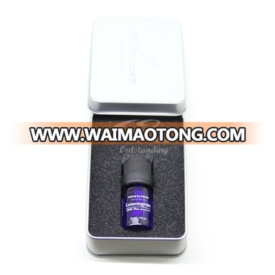 5ml high quality blue glass bottle lemongrass essential fragrance oil